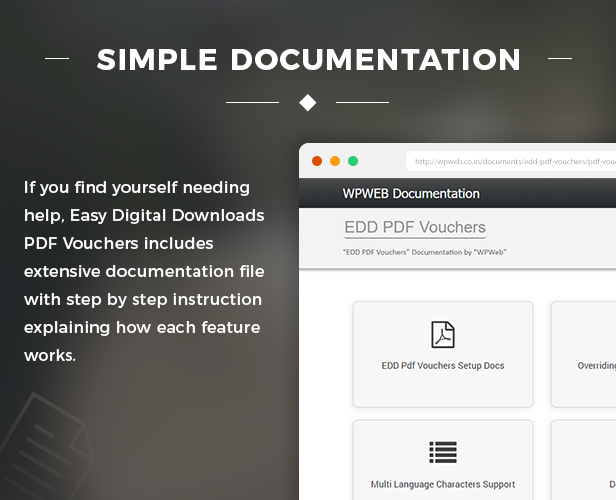 Simple documentation