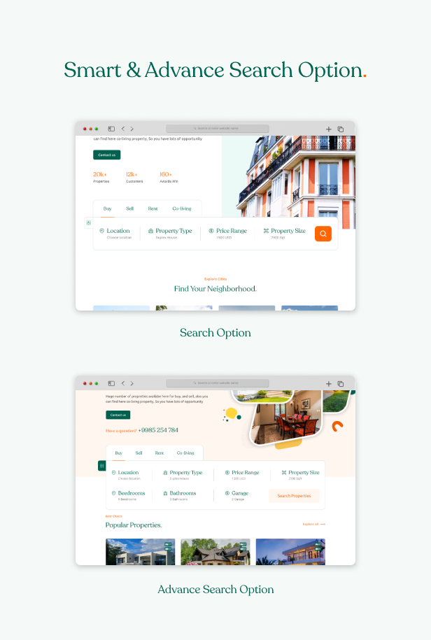 Realtor & Real Estate Website Template