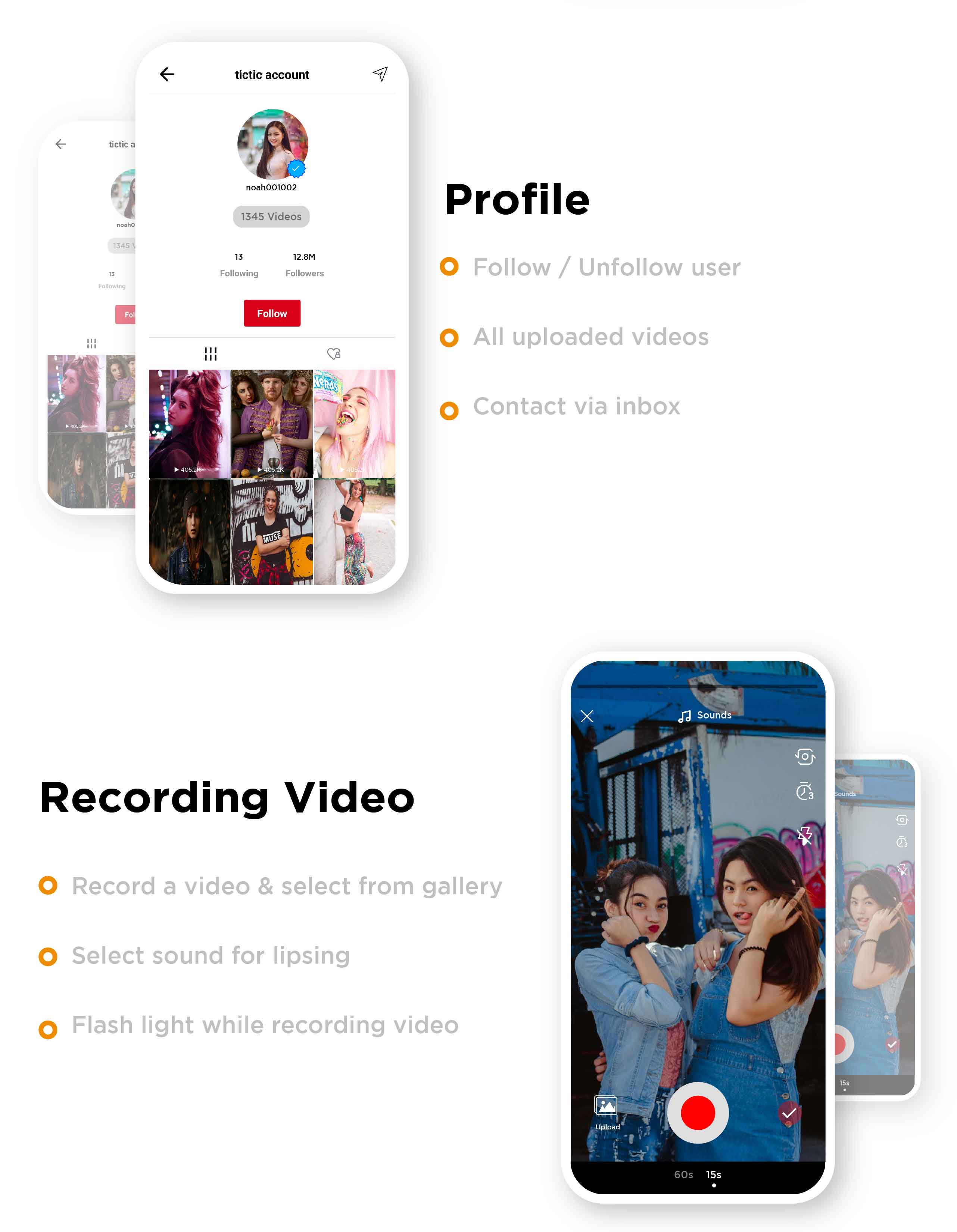 TicTic -  Android media app for creating and sharing short videos - 9