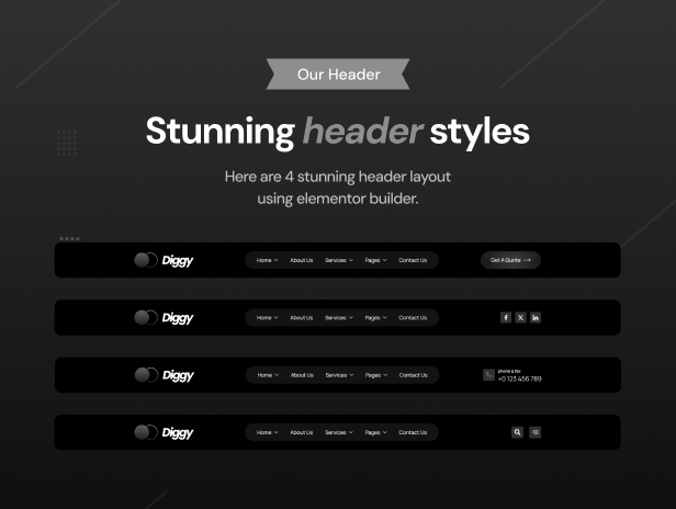 Diggy - Creative Agency WordPress Theme - 7