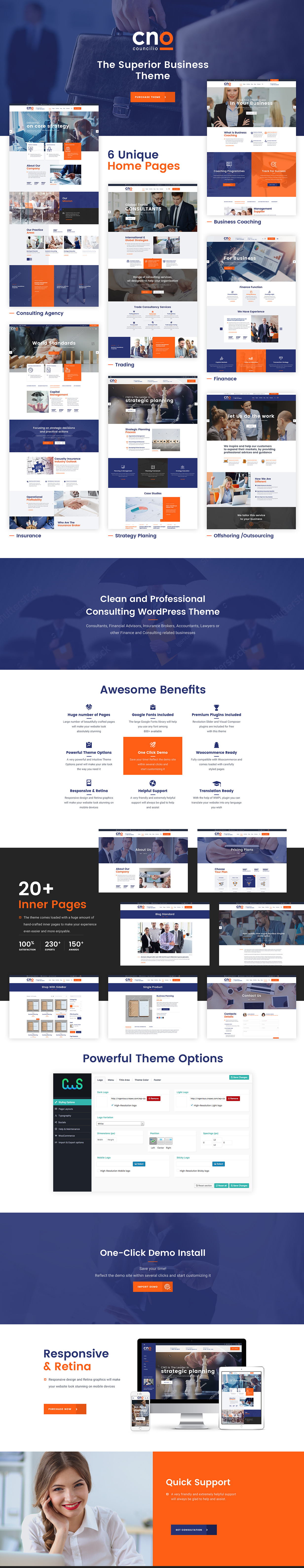 Councilio - Business and Financial Consulting WordPress Theme