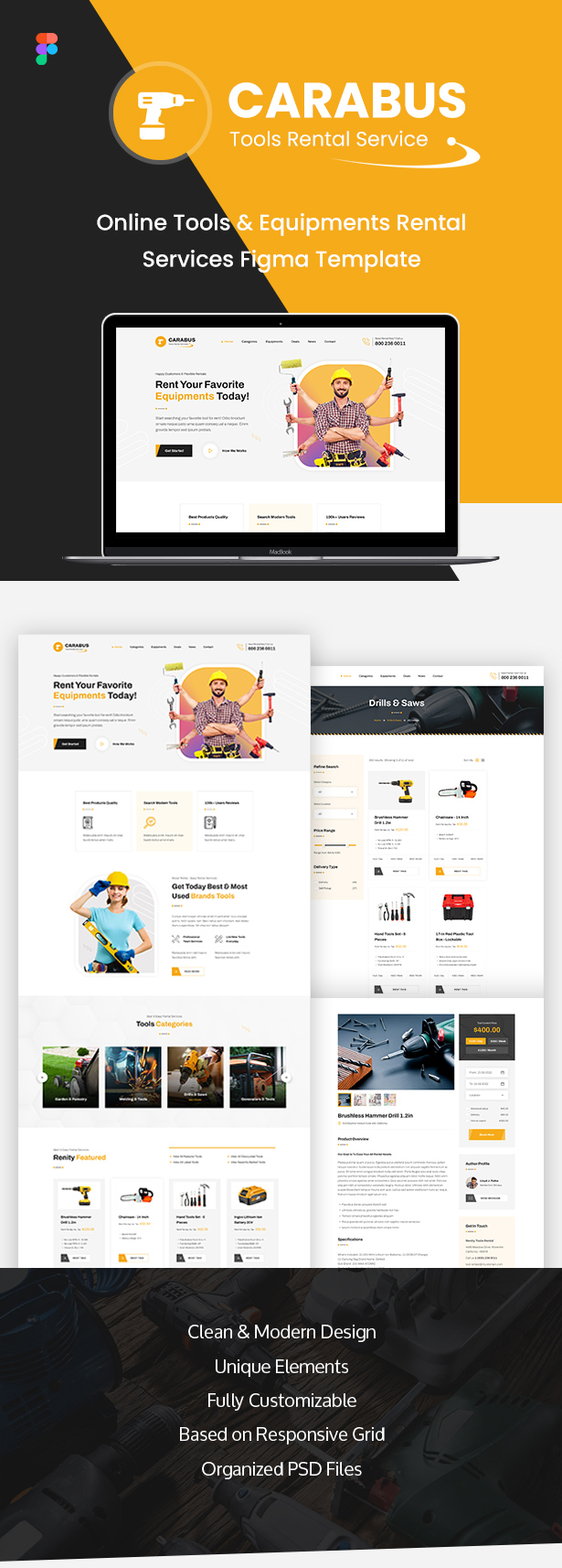 Carabus - Figma Template - 1