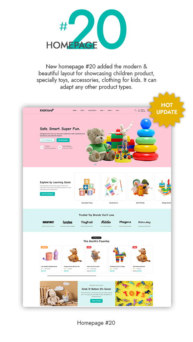KidXtore - Kids Clothing and Toys Store Elementor WooCommerce WordPress Theme - 2