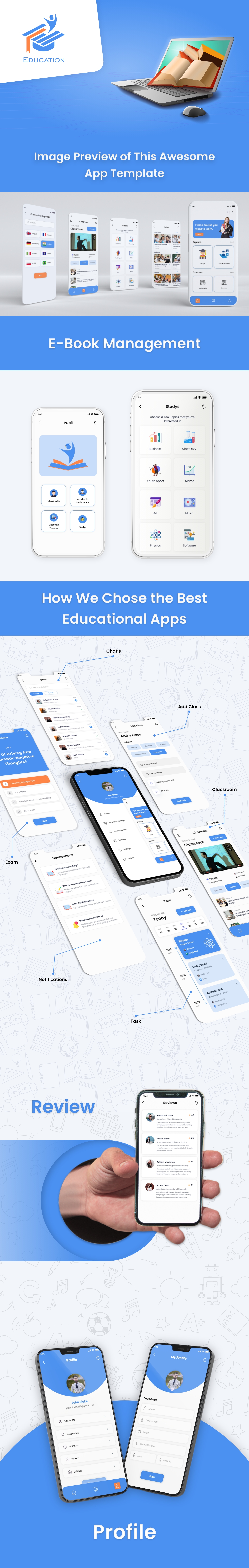 Education app ui kit - Flutter 2.0 - 1