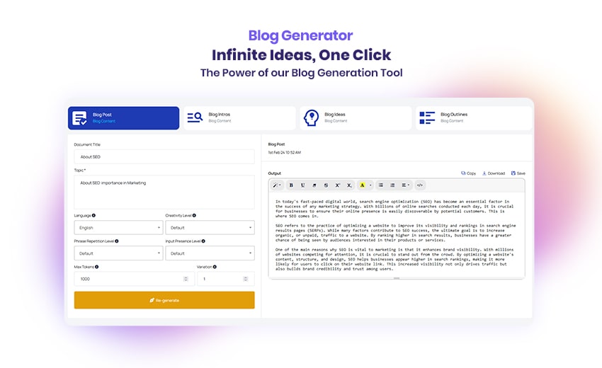 Ai2Pen – AI Writing Assistant and Content Generator (SaaS Platform) - 13