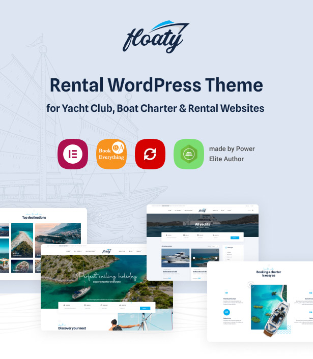 Floaty - Boat & Yacht Rental WordPress Theme