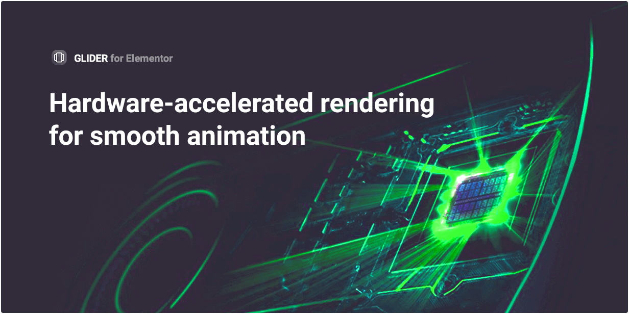 Hardware-accelerated rendering for smooth animation