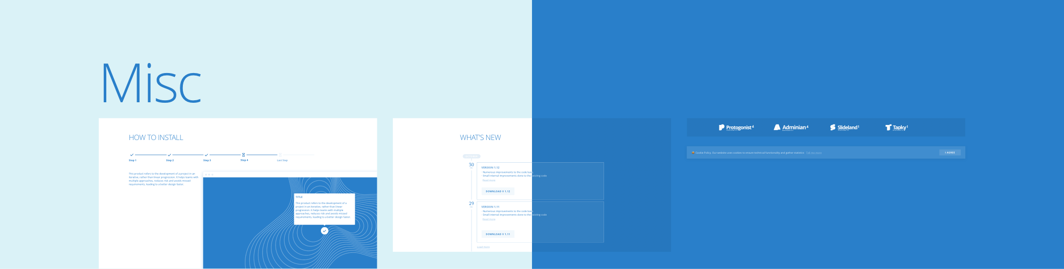 Protogonist 4 Wireframe Kit – Ultimate Wireframe Kit for your next Landing Page - 19