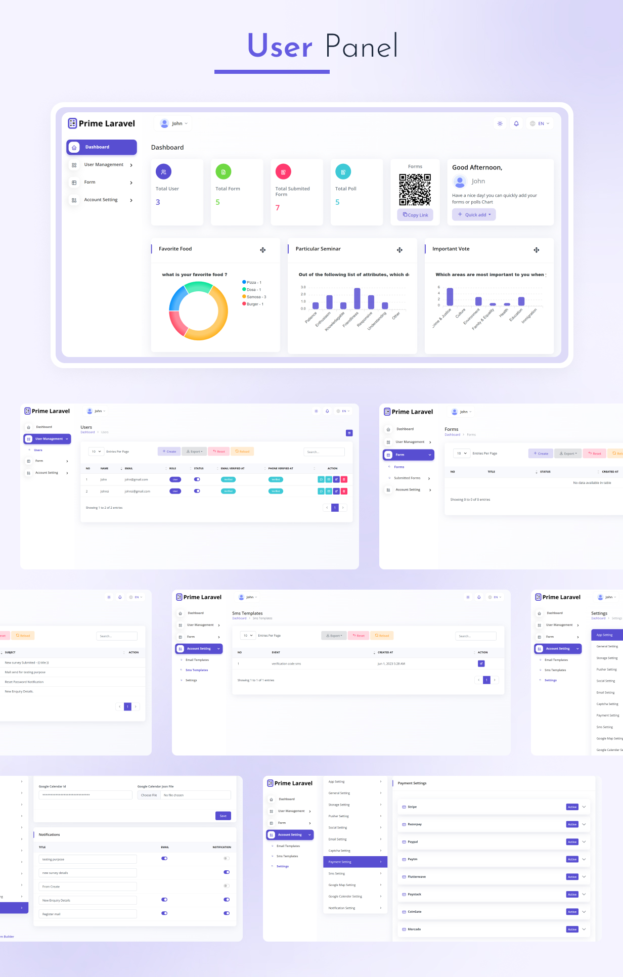 Prime Laravel - Form Builder & Poll Management System - 10