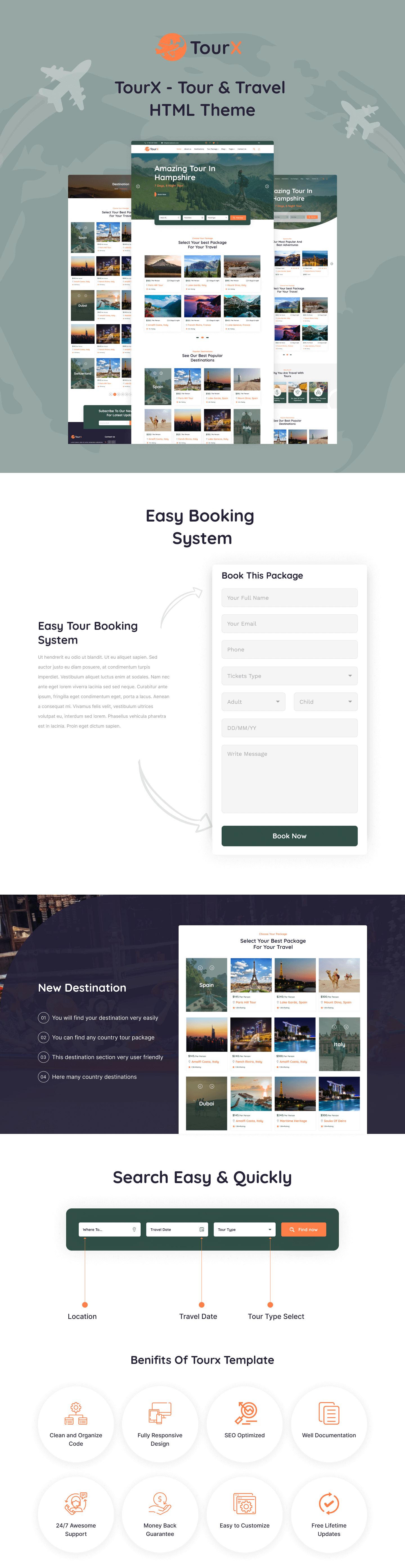 Travels Tourism HTML Templates