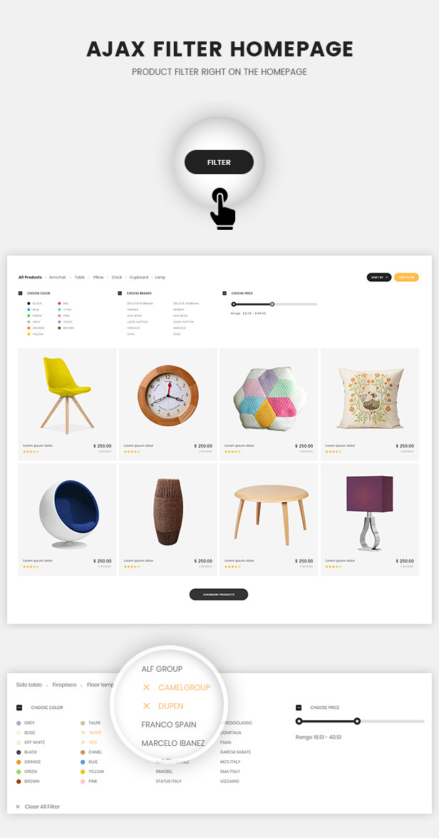 Oritina - Minimal Furniture WooCommerce WordPress Theme - 2