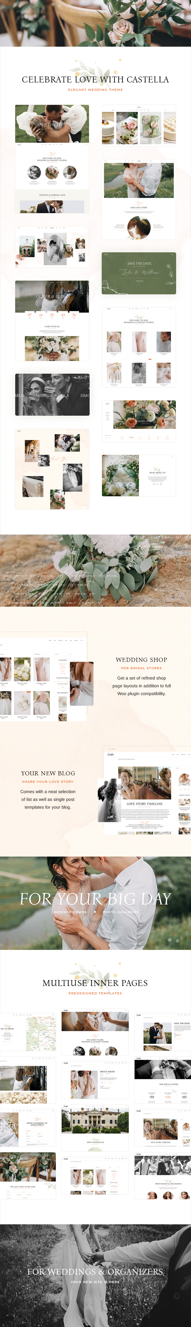 Castella - Wedding and Event Planner WordPress Theme - 2