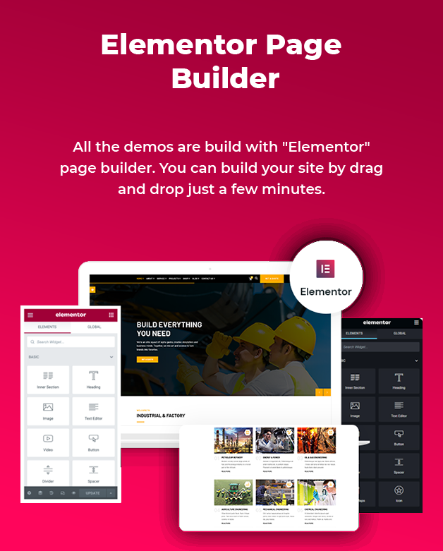 Elementor Builder Available