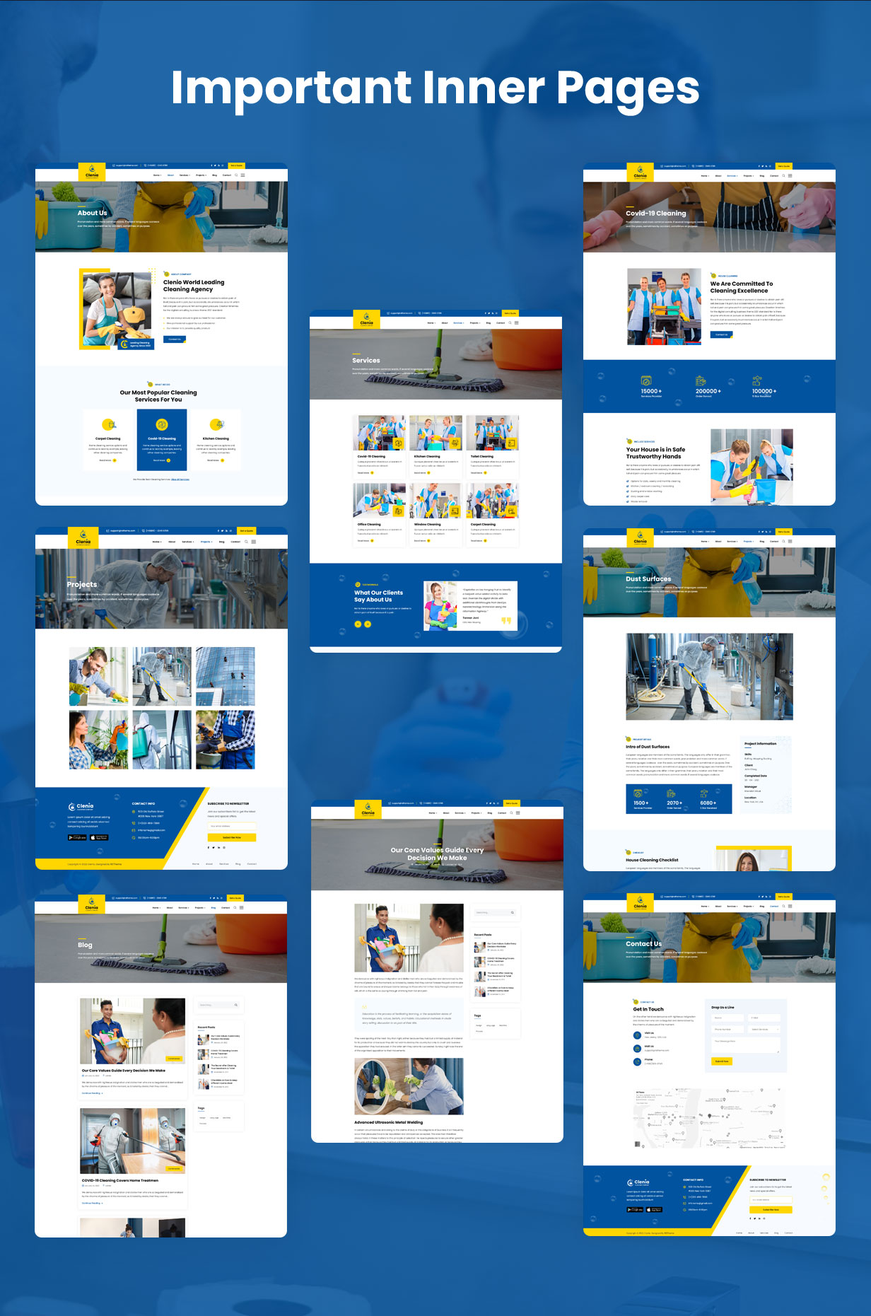 Clenia - Cleaning Services HTML Template - 4