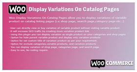 Katalog Sayfaları On WooCommerce Görüntü Varyasyonları