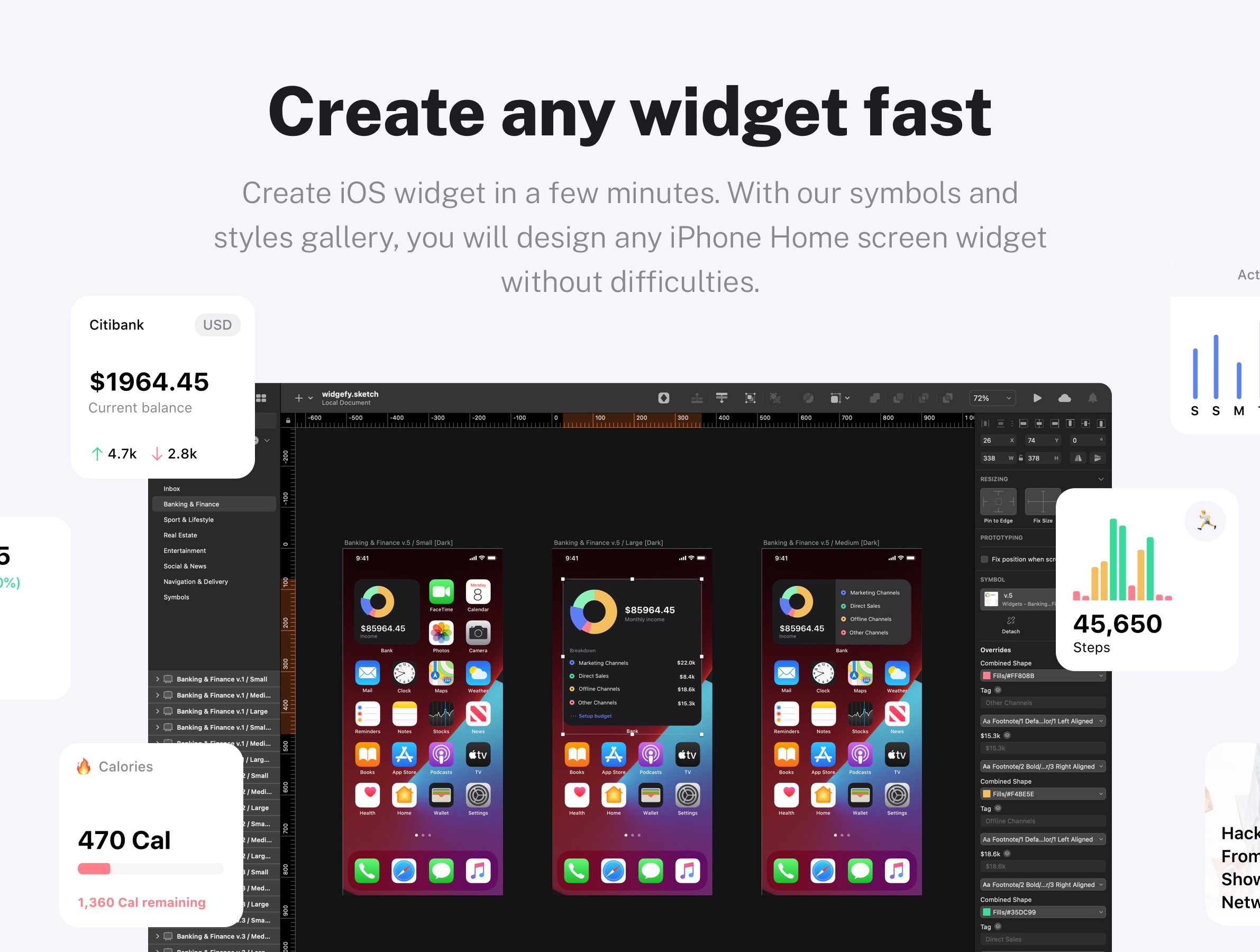 Widgefy - iOS Home Screen Widgets Pack - 6