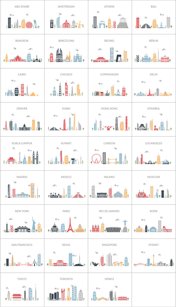 Flat Animated Icons Library - 18