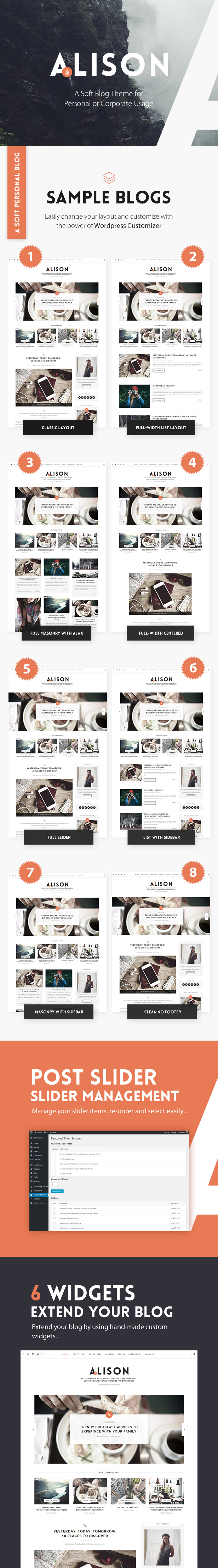 Anne Alison - Soft Personal Blog Theme - 1