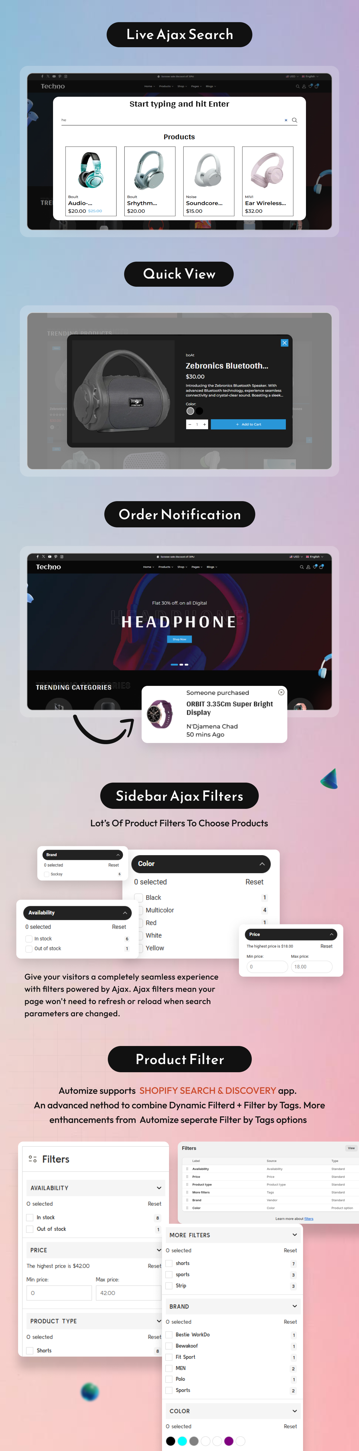 Techno - Electronics & Gadgets Ecommerce Shopify 2.0 Theme - 11