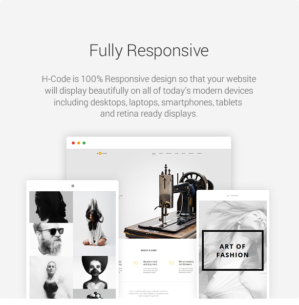 H-Code Responsive & Multipurpose WordPress Theme - 18