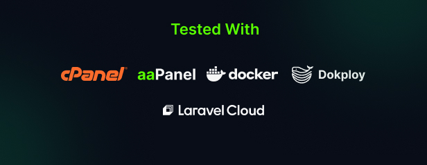 Mentor LMS supports cPanel, aaPnel, Dokploy, Docker, Laravel cloud and any other VPS
