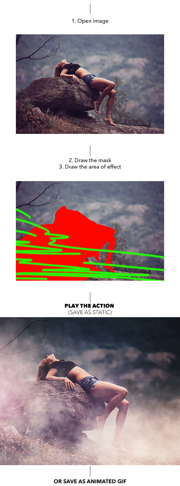 Gif Animated Fog Photoshop Action - 4