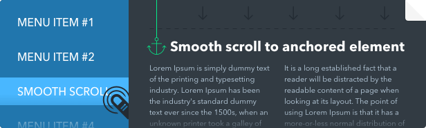 Superfly WordPress menu plugin smooth scrolling