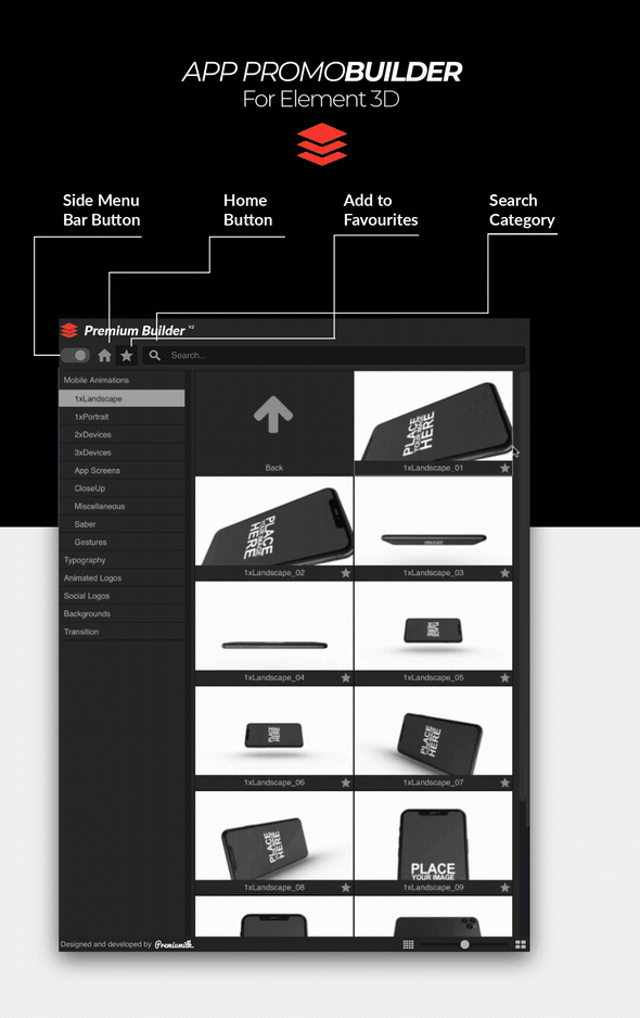 App Promo Builder for Element 3D - 5