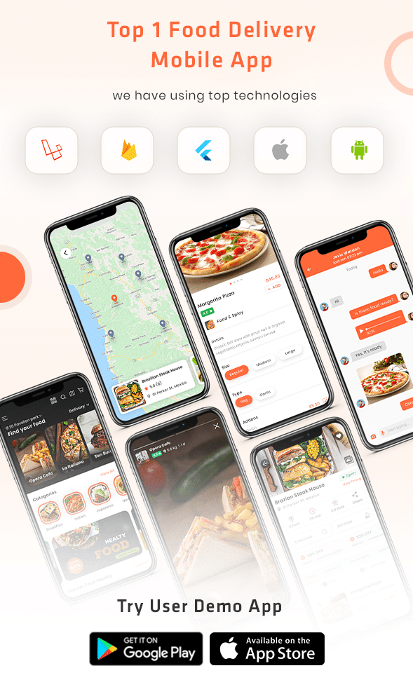 Foodie | UberEats Clone | Food Delivery App | Multiple Restaurant Food Delivery Flutter App - 4