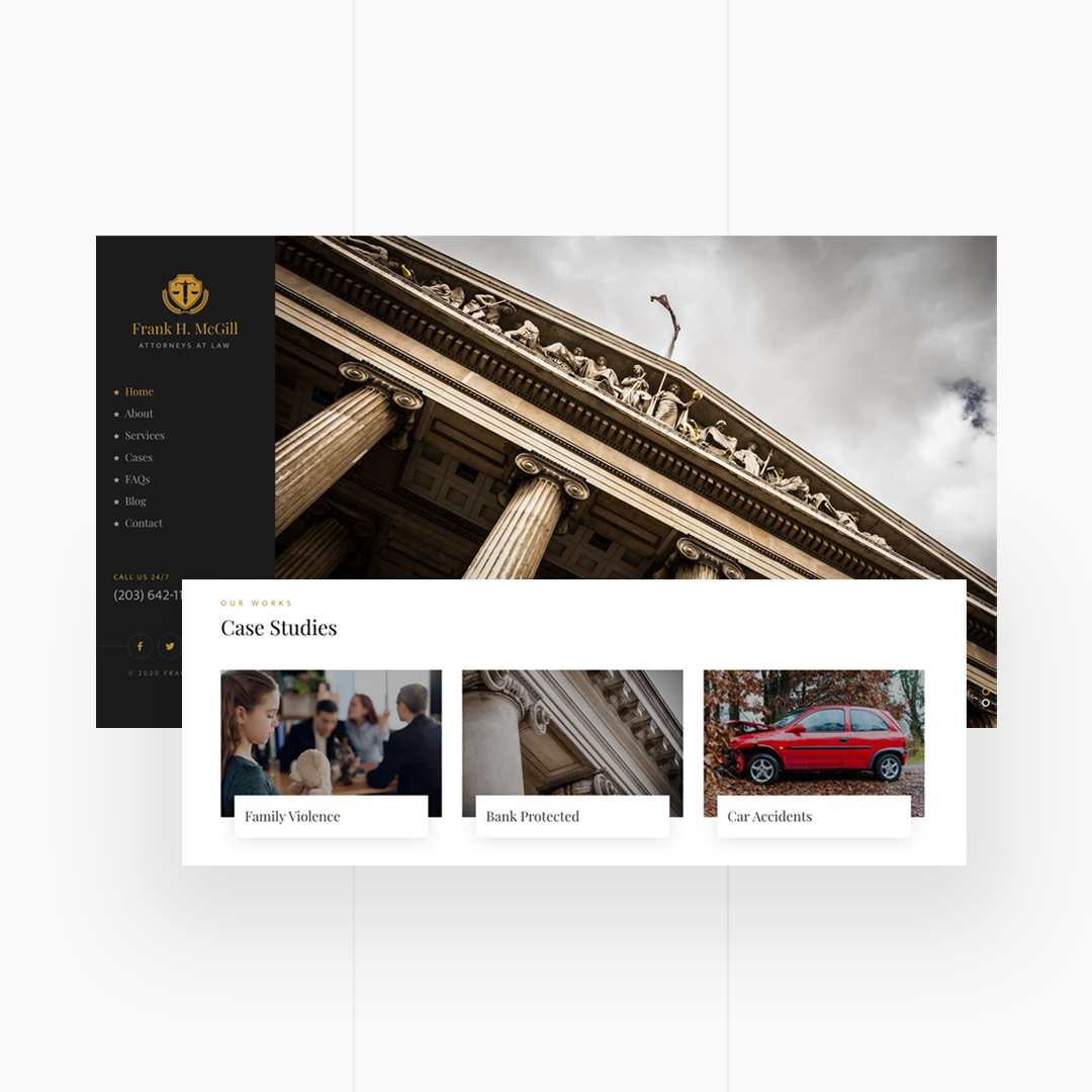 Frank H. McGill - Lawyers Attorneys and Law Firm Template