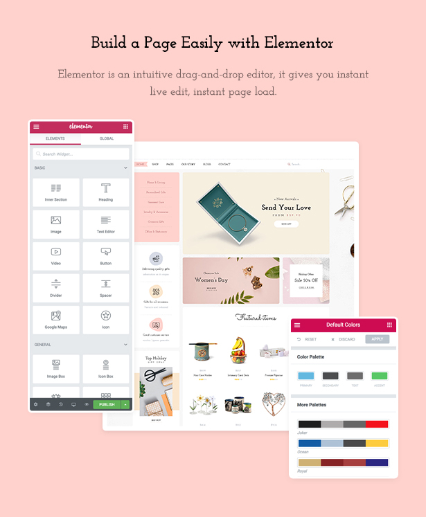 Elementor Giftshop WooCommerce Theme