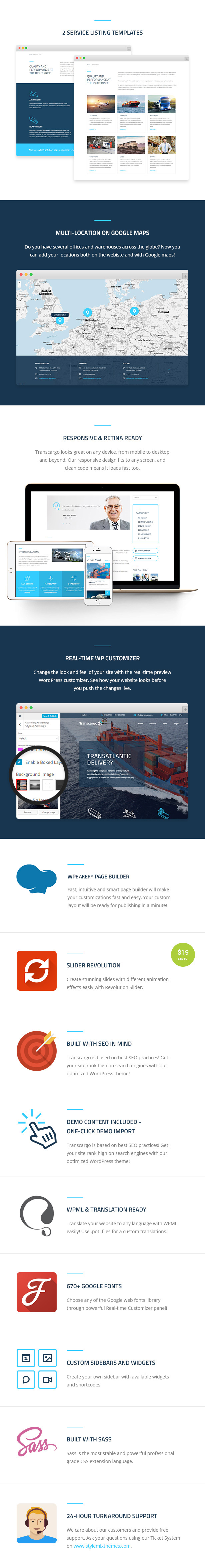 Transcargo - transportation wordpress theme for logistics - 4