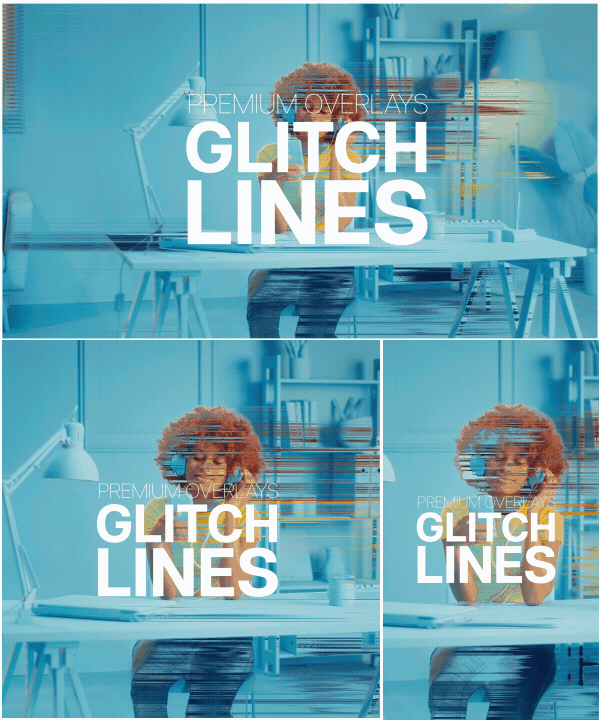 Premium Overlays Glitch Lines 49482413 - Project for After Effects (Videohive)