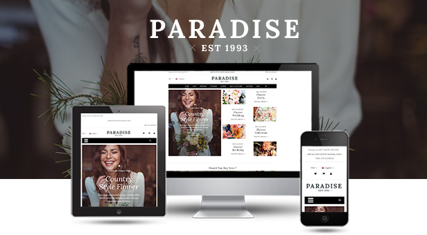 Paradise - Responsive WooCommerce WordPress Theme - Fully Responsive