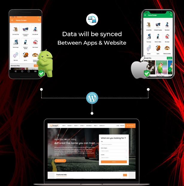 adforest classified theme and apps