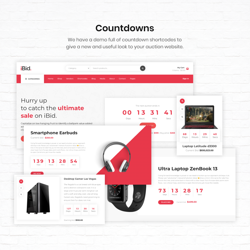 iBid - Multi Vendor Auctions WooCommerce Theme - 28