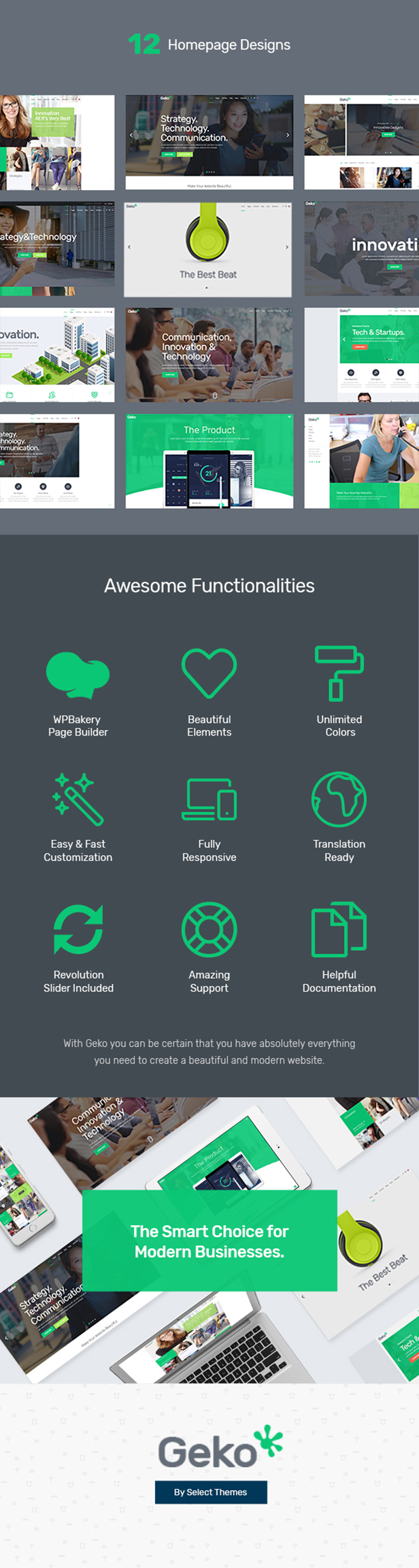 Geko - Startup WordPress Theme - 1