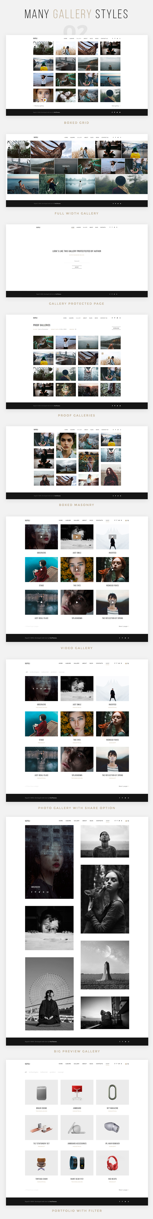 Napoli - Modern Photography  Responsive HTML Template - 5