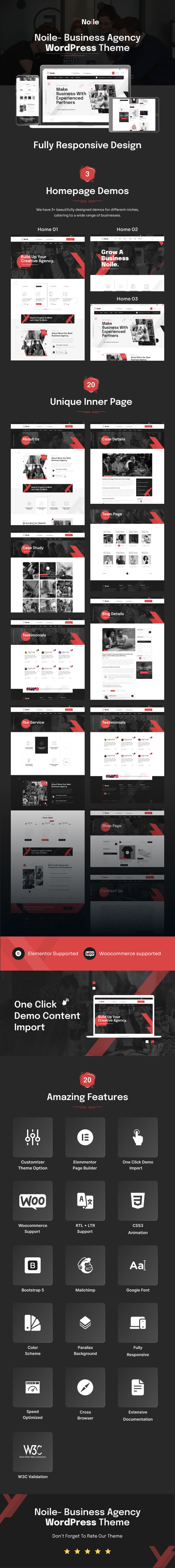 Noile - Business Agency WordPress Theme