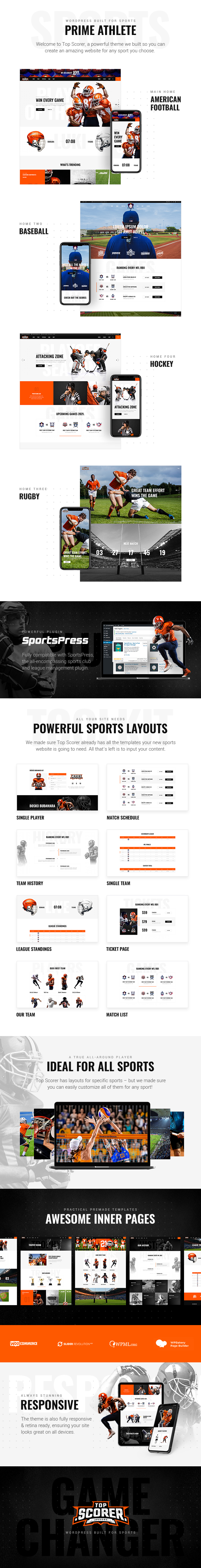 Topscorer Sports Wordpress Theme By Mikado Themes Themeforest