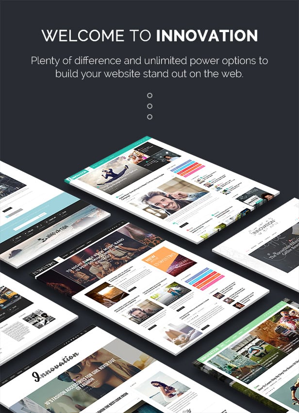 Innovation: Multi-Concept News, Magazine & Blog Theme - 2
