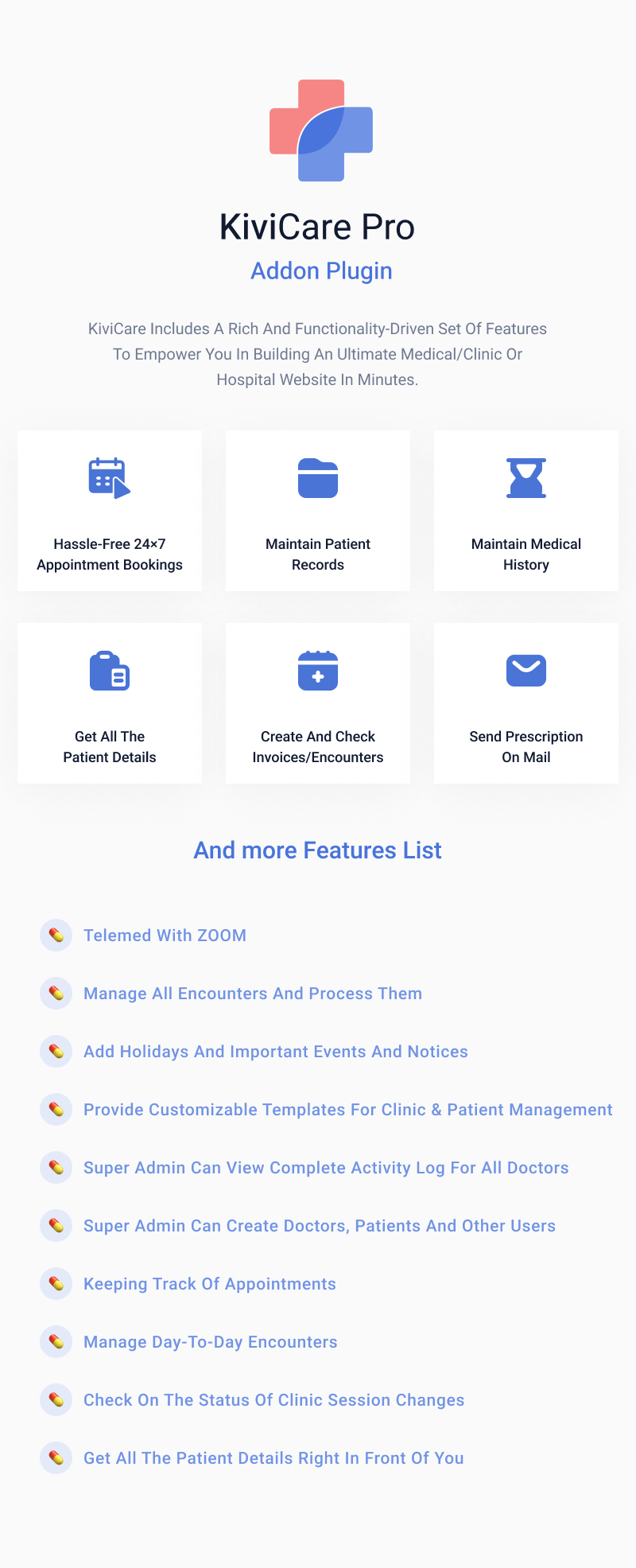 KiviCare 2.0 - Medical Clinic & Patient Management WordPress Solution - 21
