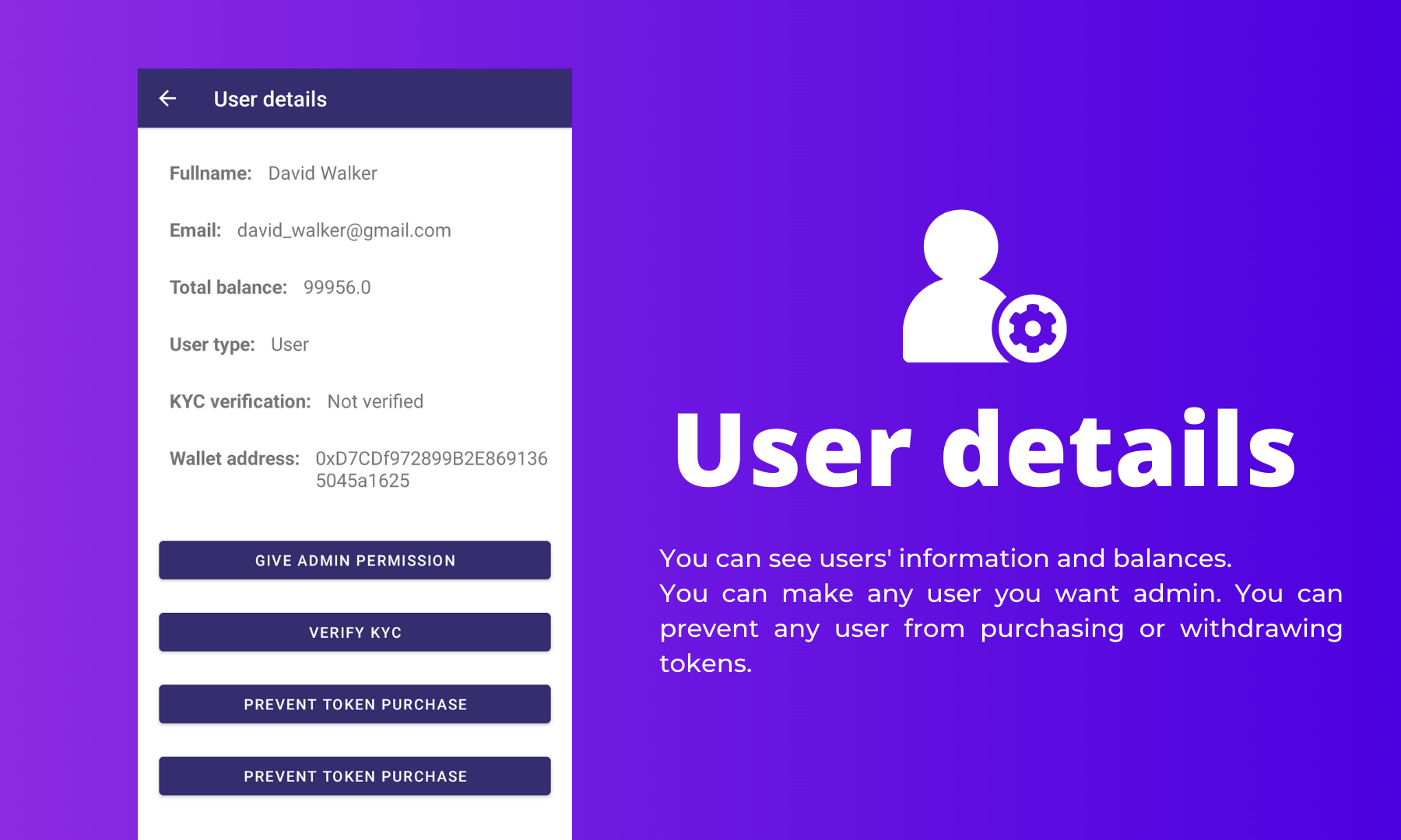 TokenMobile | Token management & Pre-sale application | ICO/STO/IDO - 16