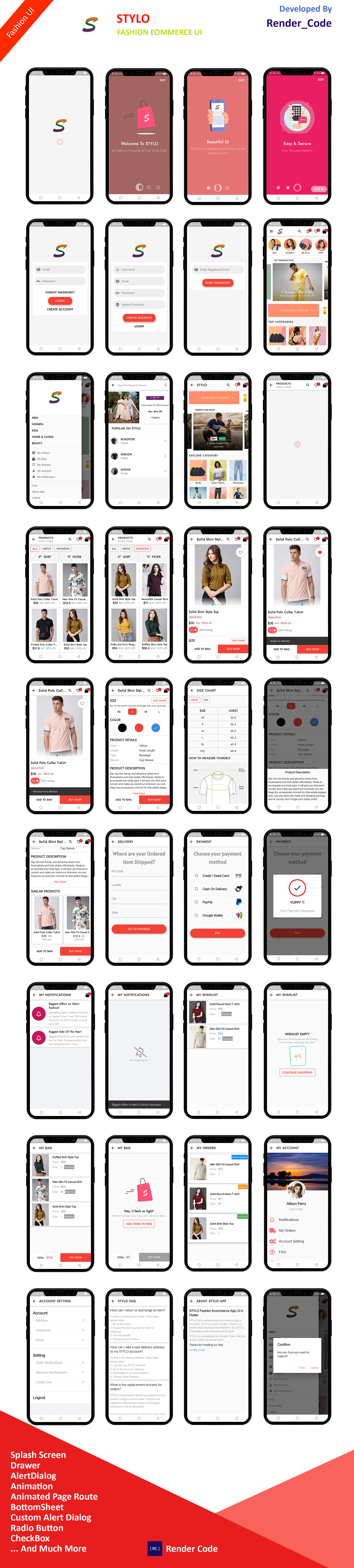 BigKit – Biggest Flutter App Template Kit – 19 Apps – Buy Apps, Themes ...