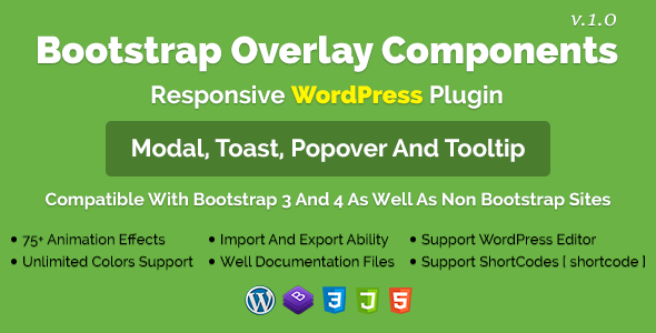 Bootstrap Overlay Components - Responsive WordPress Plugin