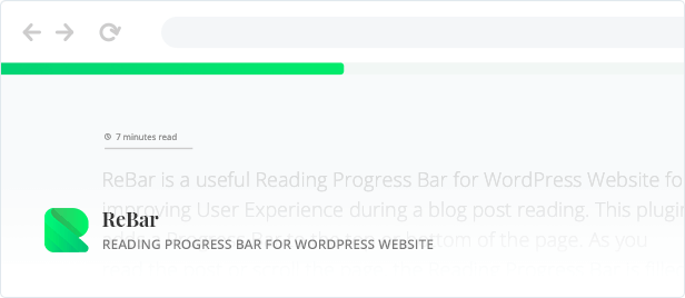 ReBar – Reading Progress Bar for WordPress Website