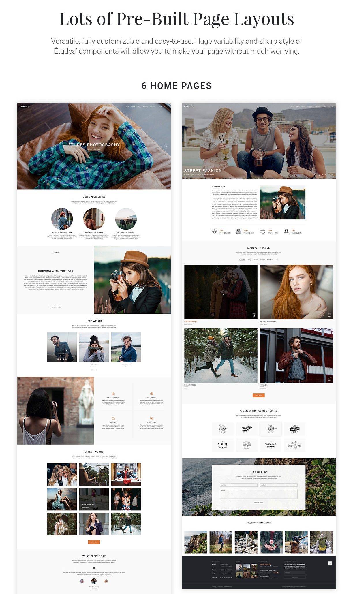 Premium Photo Template - Etudes - 3