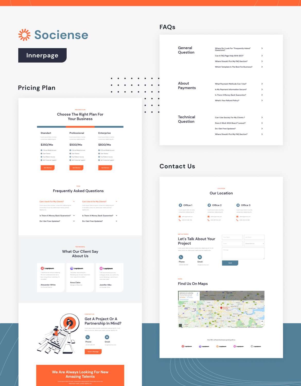 Socience | Social Media Marketing Agency Elementor Template Kit - 5