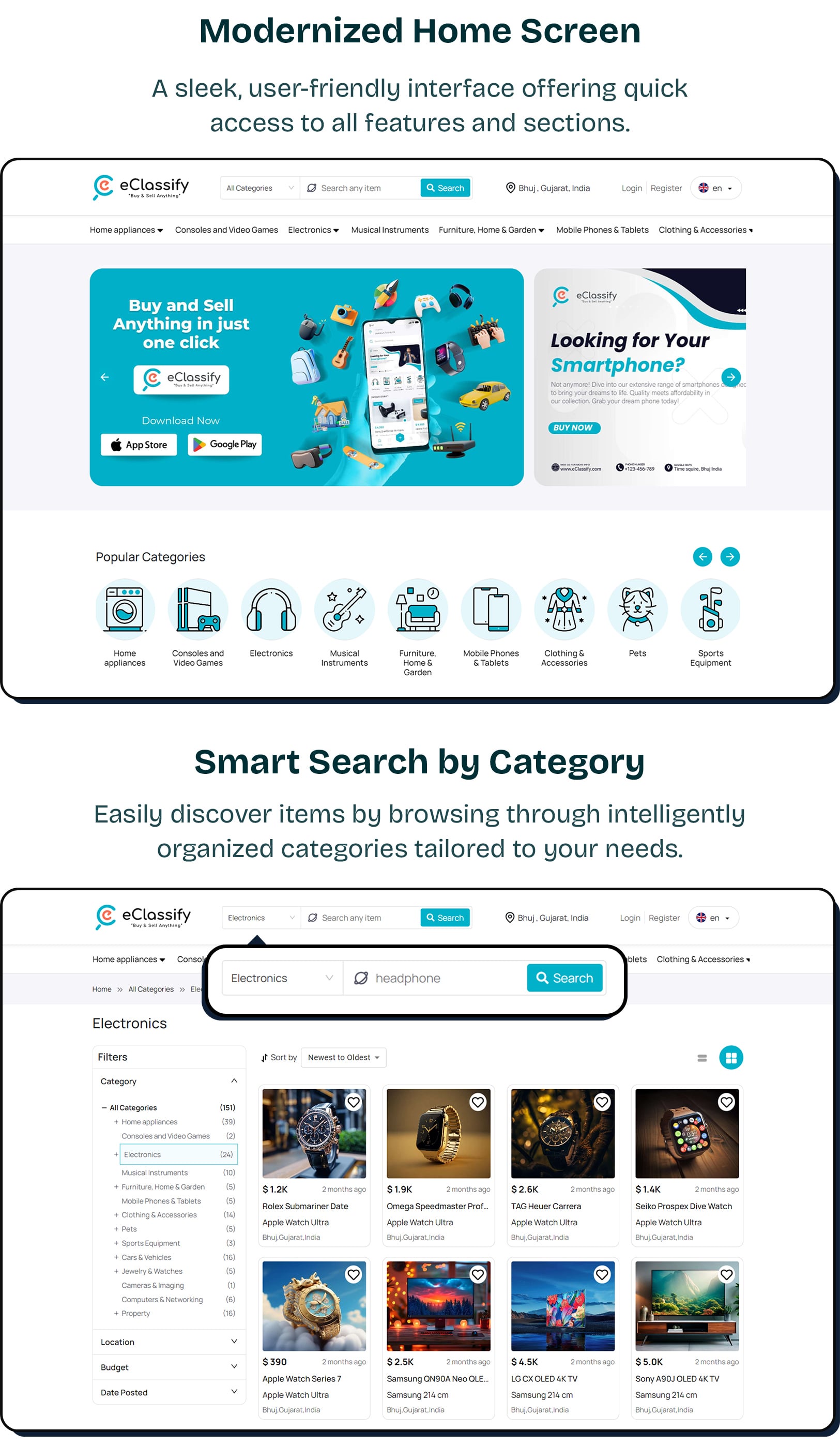 eClassify - Classified Buy and Sell Marketplace Flutter App with Laravel Admin Panel - 27