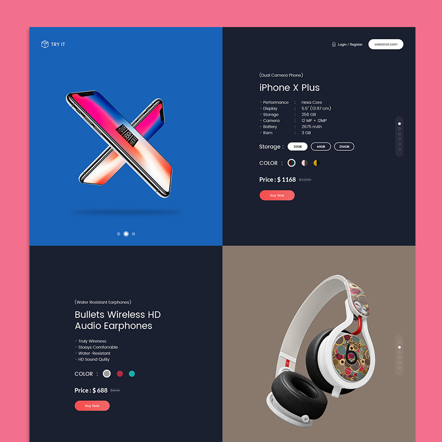 Tryit - Product Offer Landing Pages HTML Template - 6